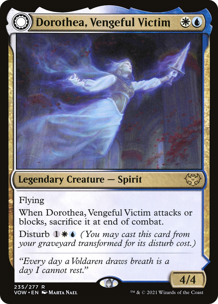 Dorothea, Vengeful Victim // Dorothea's Retribution [Innistrad: Crimson Vow] Foil