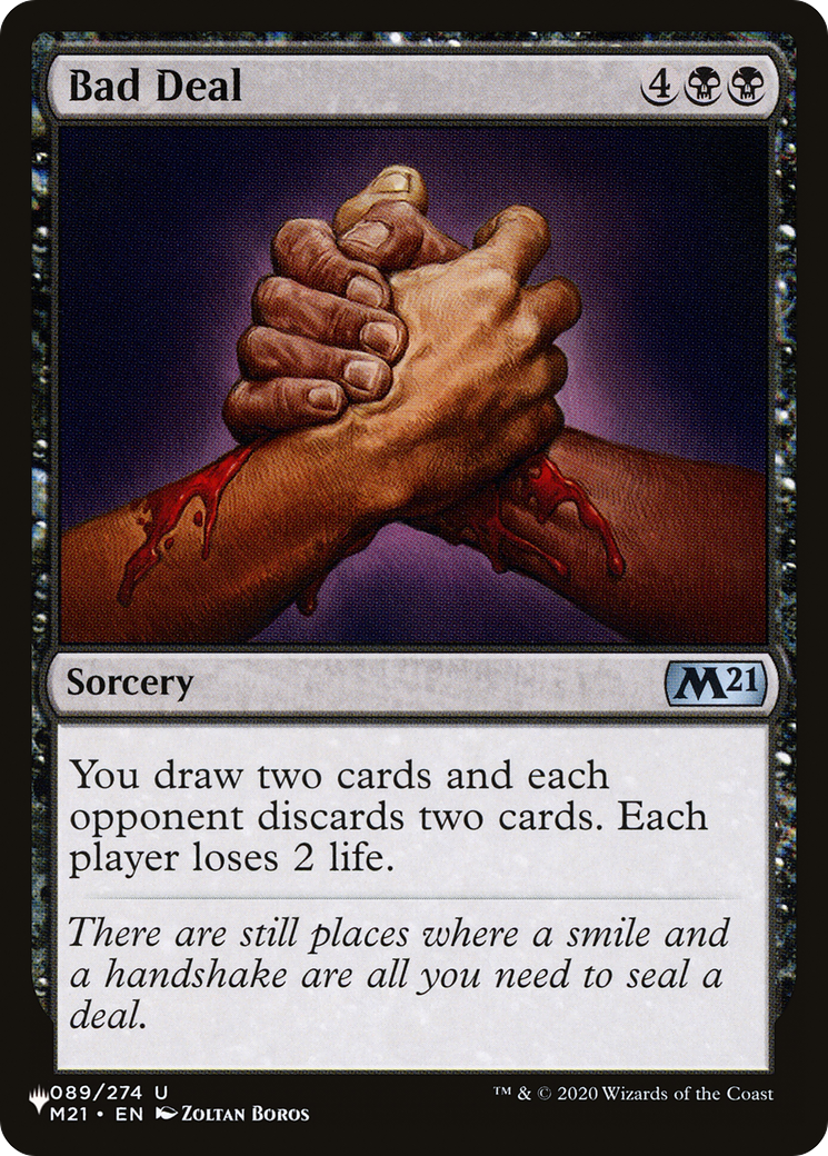 Bad Deal (M21-89) - The List