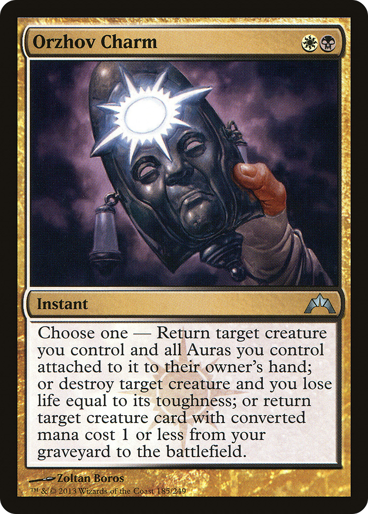Orzhov Charm (185) Foil - Gatecrash