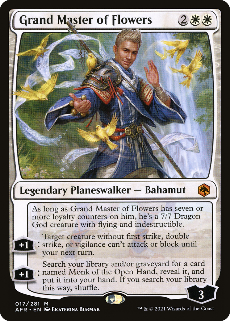 Grand Master of Flowers (017) Foil - Adventures in the Forgotten Realms