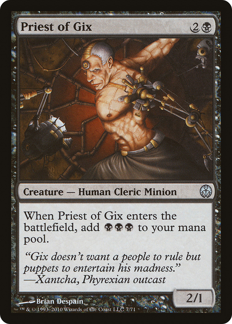 Priest of Gix (007) - Duel Decks: Phyrexia vs. the Coalition