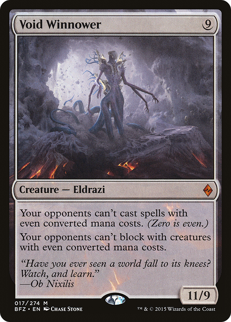 Void Winnower [Battle for Zendikar] | Silver Goblin