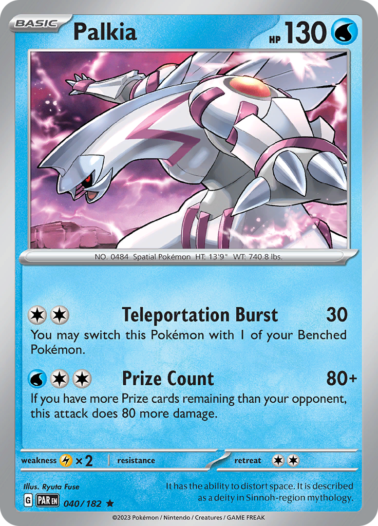 Palkia (040/182) [Scarlet & Violet: Paradox Rift] | Silver Goblin