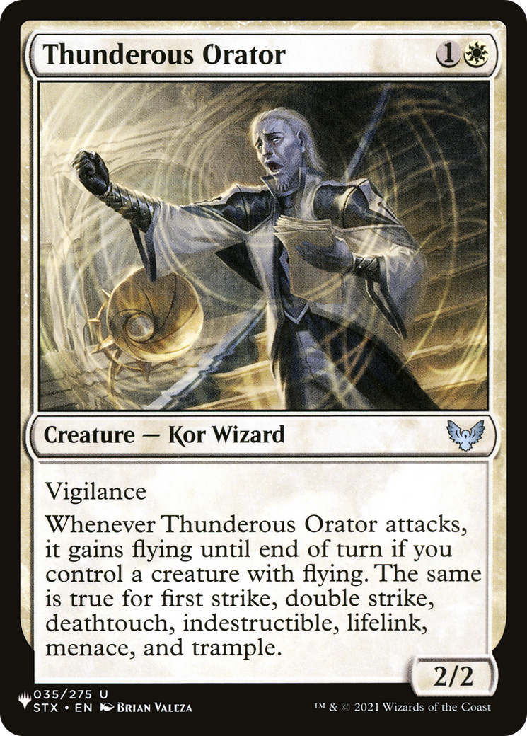 Thunderous Orator [The List Reprints] | Silver Goblin