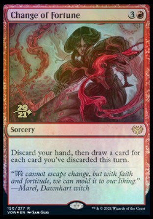 Change of Fortune [Innistrad: Crimson Vow Prerelease Promos] | Silver Goblin