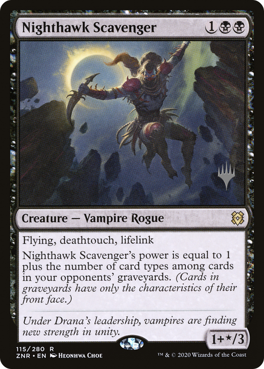 Nighthawk Scavenger (Promo Pack) [Zendikar Rising Promos] Foil