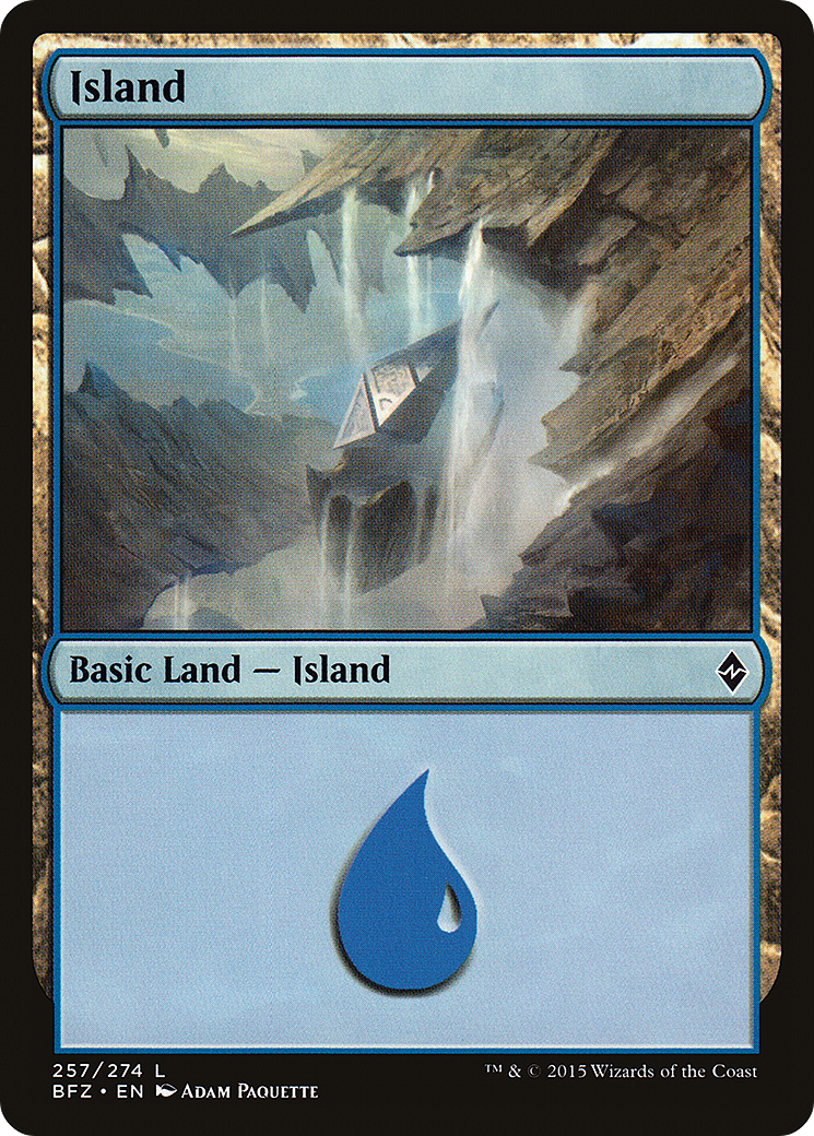 Island (257a) - Battle for Zendikar