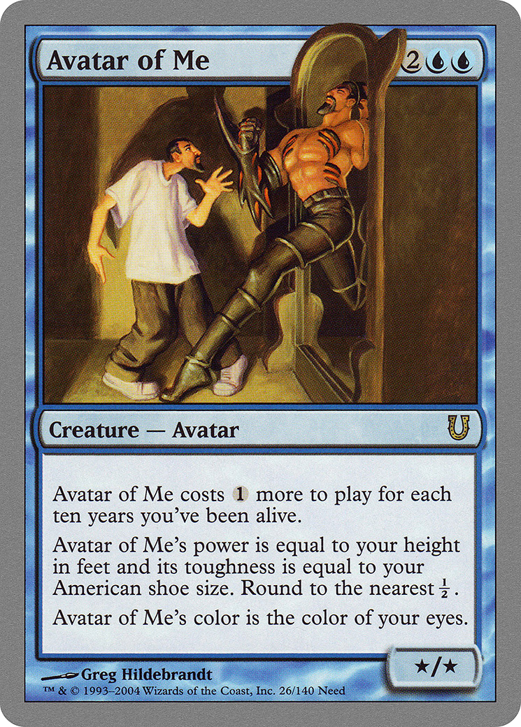 Avatar of Me (026) Foil - Unhinged