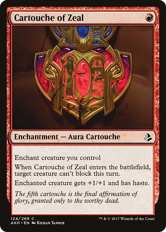 Cartouche of Zeal [Amonkhet] Foil