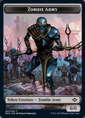 Clue (15) // Zombie Army Double-Sided Token [Modern Horizons 2 Tokens] | Silver Goblin