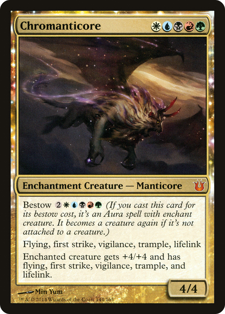Chromanticore (144) Foil - Born of the Gods