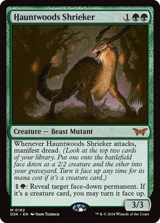 Hauntwoods Shrieker [Duskmourn: House of Horror Promos] Foil