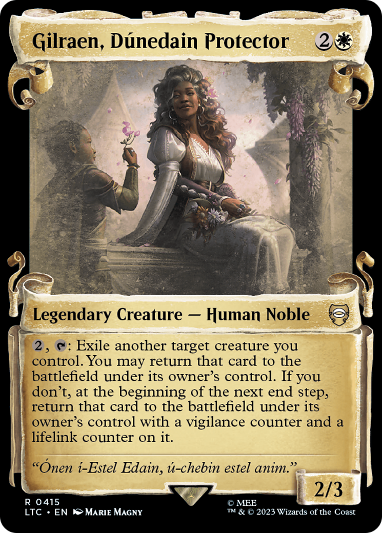 Gilraen, Dunedain Protector (Showcase Scrolls) (Showcase) (415) - Tales of Middle-earth Commander