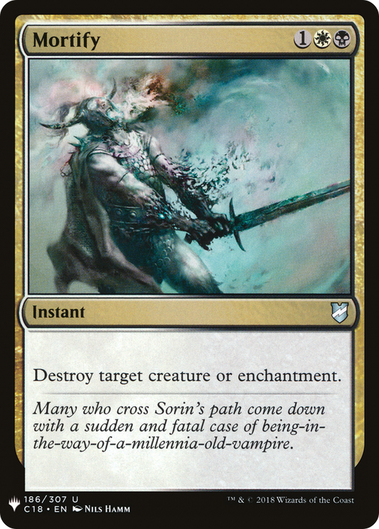 Mortify (C18-186) - The List