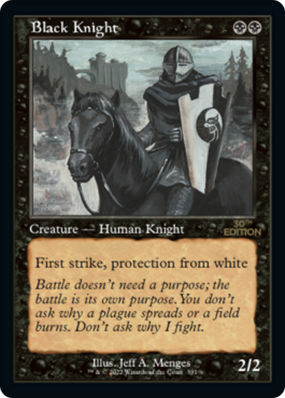 Black Knight (Retro) (391) - 30th Anniversary Edition