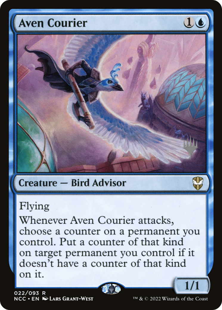 Aven Courier (Promo Pack) [Streets of New Capenna Commander Promos] | Silver Goblin