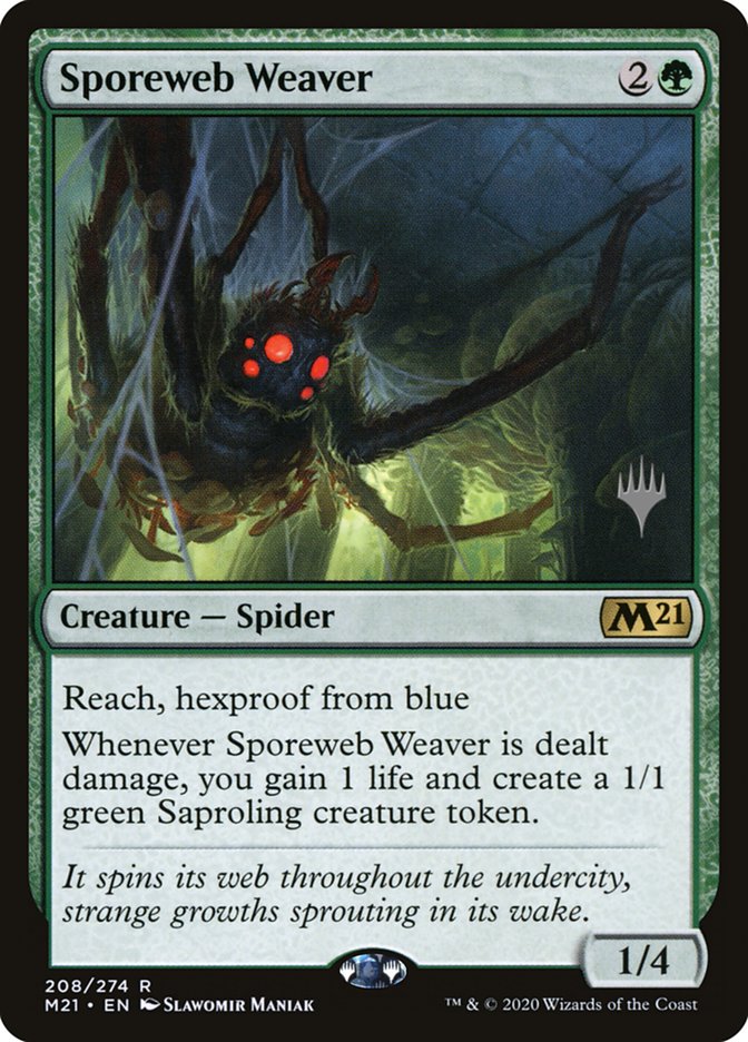 Sporeweb Weaver (Promo Pack) [Core Set 2021 Promos] | Silver Goblin