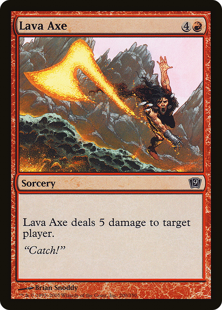 Lava Axe (200) - Ninth Edition