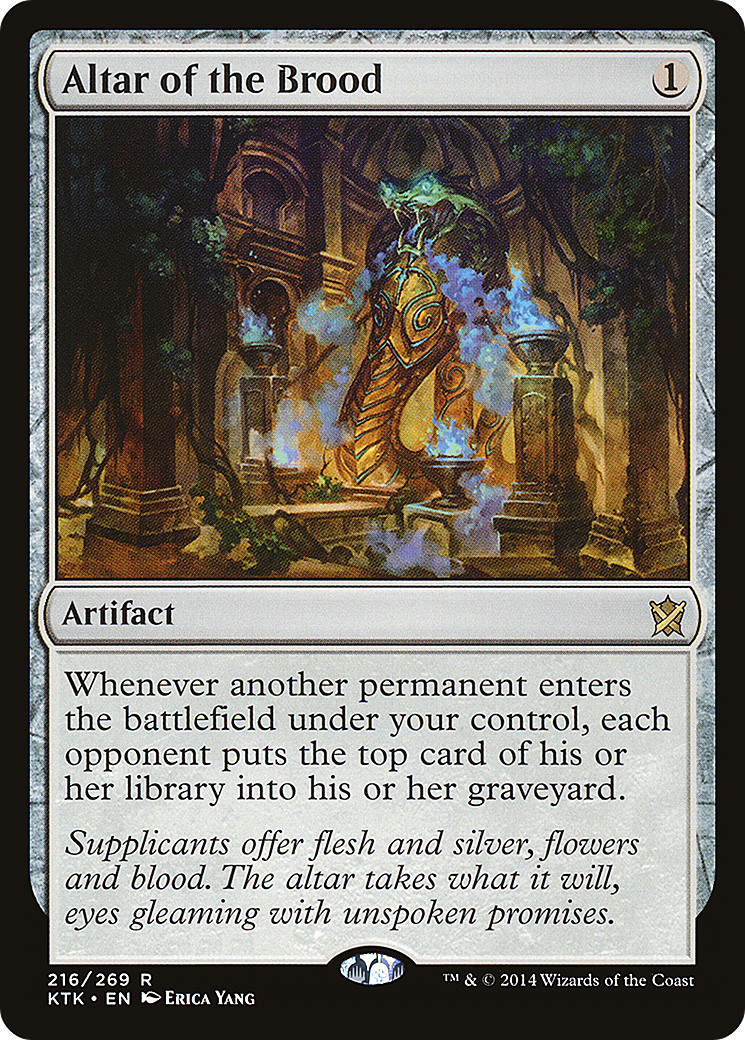 Altar of the Brood (216) Foil - Khans of Tarkir