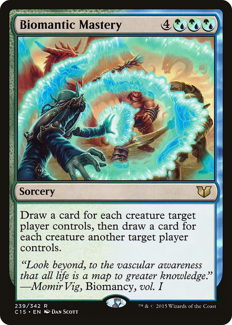 Biomantic Mastery (239) - Commander 2015