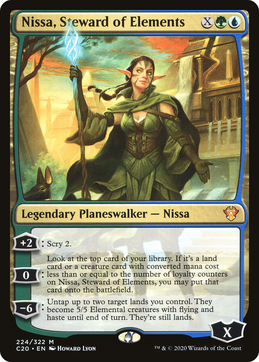 Nissa, Steward of Elements (224) - Commander 2020