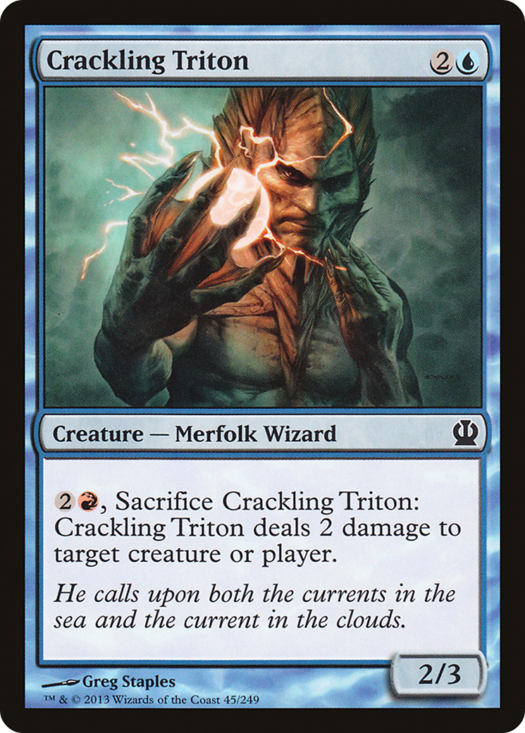 Crackling Triton (045) - Theros