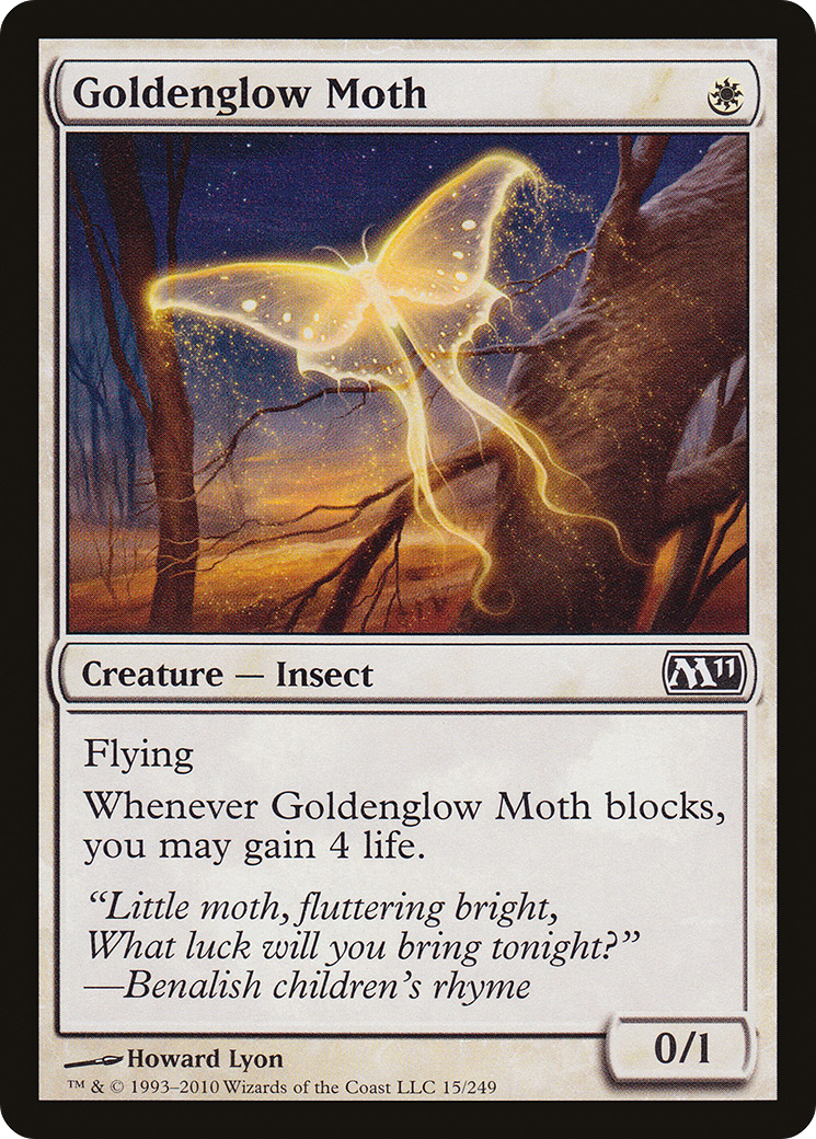 Goldenglow Moth (015) Foil - Magic 2011