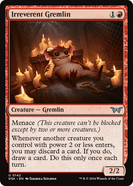 Irreverent Gremlin [Duskmourn: House of Horror] Foil