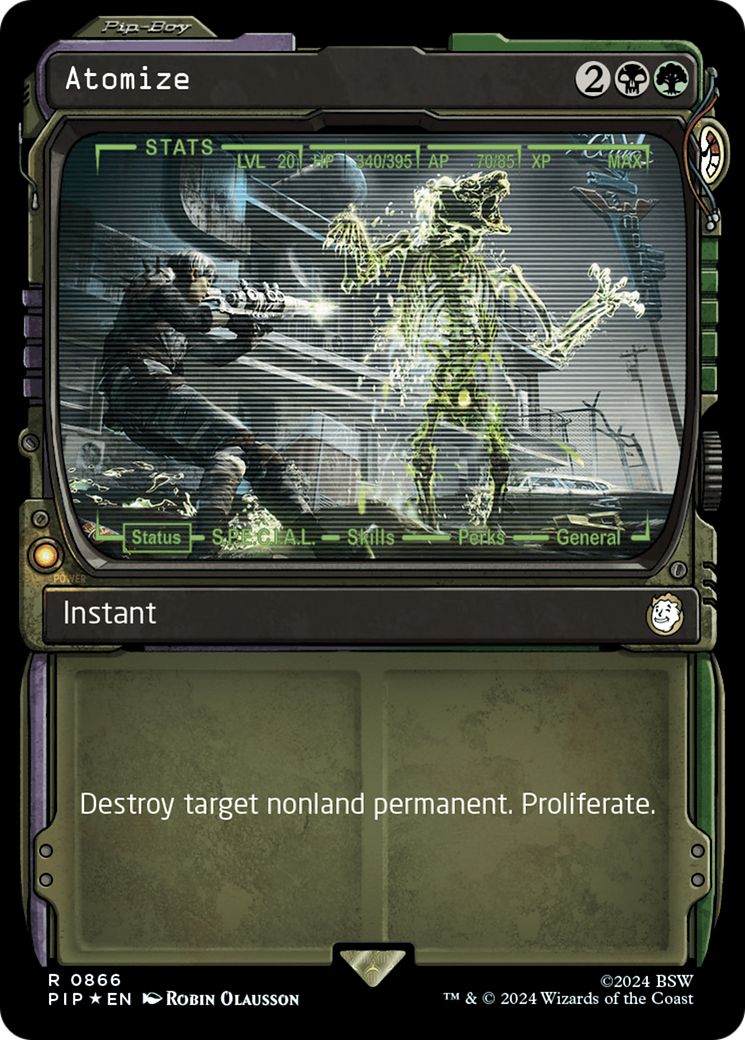 Atomize (Showcase) (866) Surge Foil - Fallout