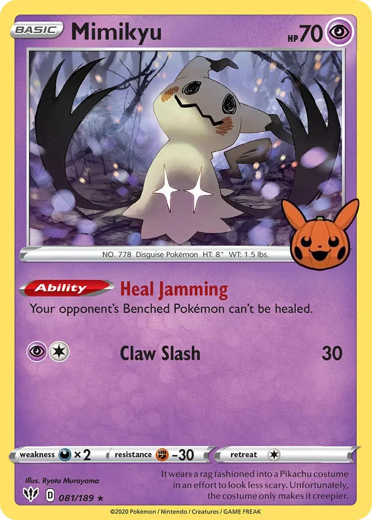 Mimikyu (081/189) [Trick or Trade] | Silver Goblin