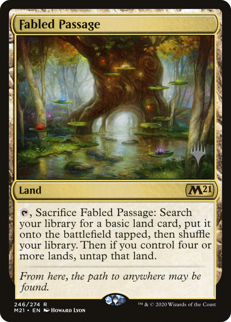 Fabled Passage (246) Foil - Core Set 2021 Promos