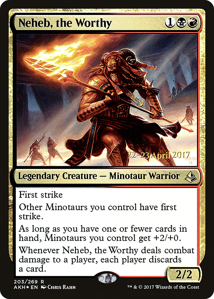Neheb, the Worthy (203) Foil - Amonkhet Promos