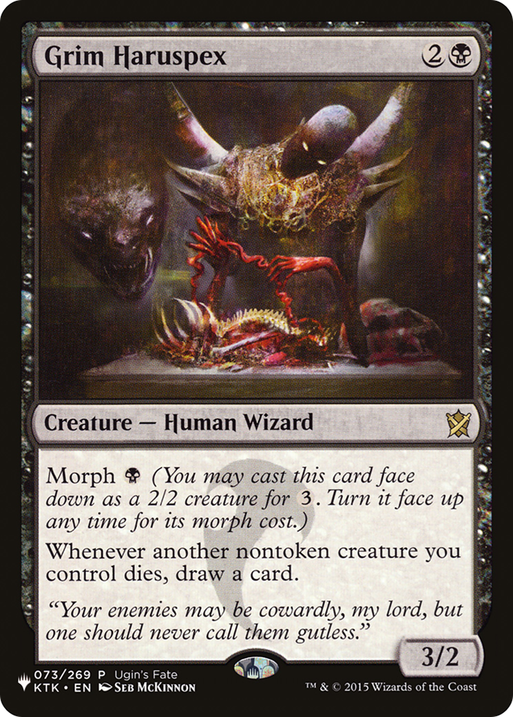 Grim Haruspex (UGIN-73) - The List
