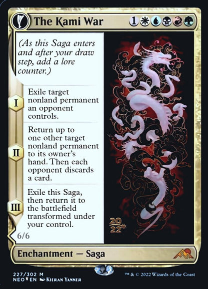 The Kami War // O-Kagachi Made Manifest (227s) Foil - Kamigawa: Neon Dynasty Promos