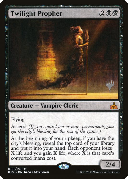 Twilight Prophet (Promo Pack) [Rivals of Ixalan Promos] Foil