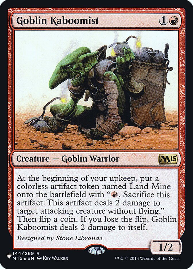 Goblin Kaboomist [Secret Lair: Heads I Win, Tails You Lose] | Silver Goblin