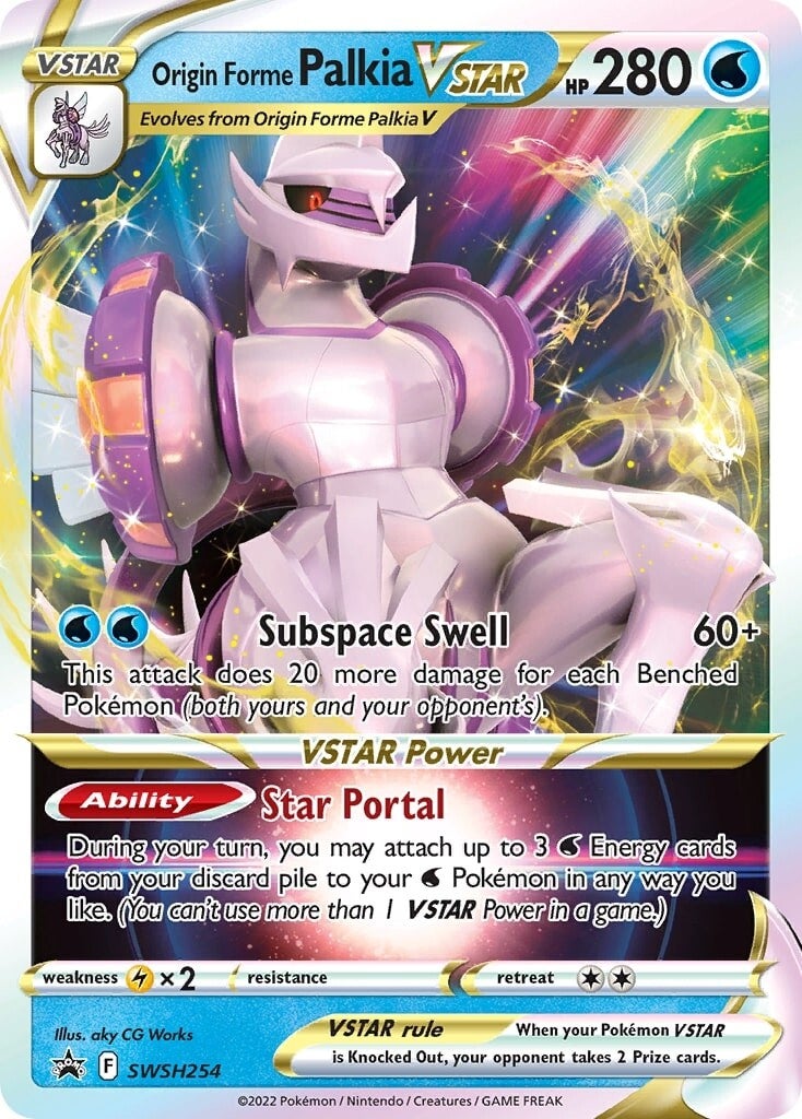 Origin Forme Palkia VSTAR (SWSH254) [Sword & Shield: Black Star Promos] | Silver Goblin