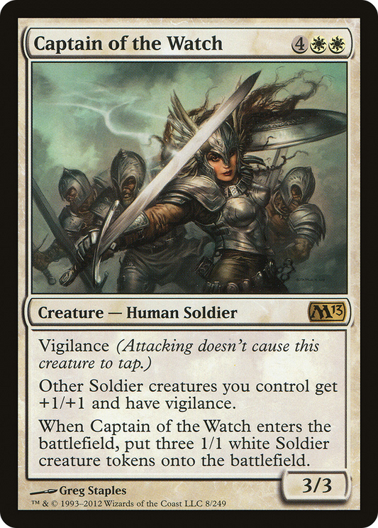 Captain of the Watch [Magic 2013] Foil