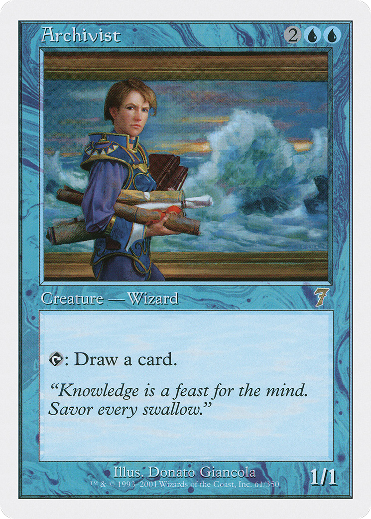Archivist (061) Foil - Seventh Edition