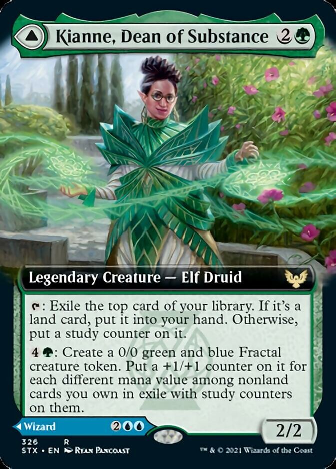 Kianne, Dean of Substance (Extended Art) (326) - Strixhaven: School of Mages
