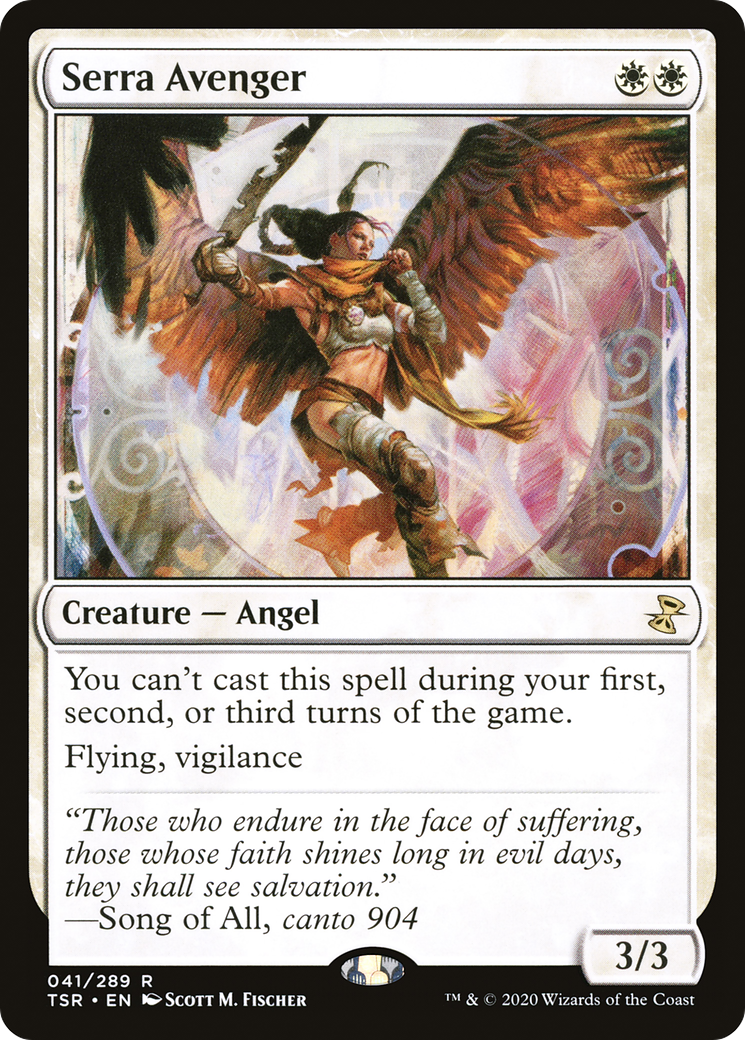 Serra Avenger (041) Foil - Time Spiral Remastered
