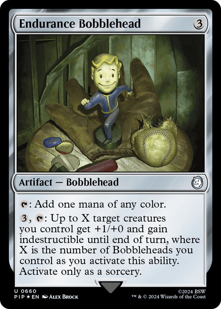 Endurance Bobblehead (Surge Foil) [Fallout] | Silver Goblin