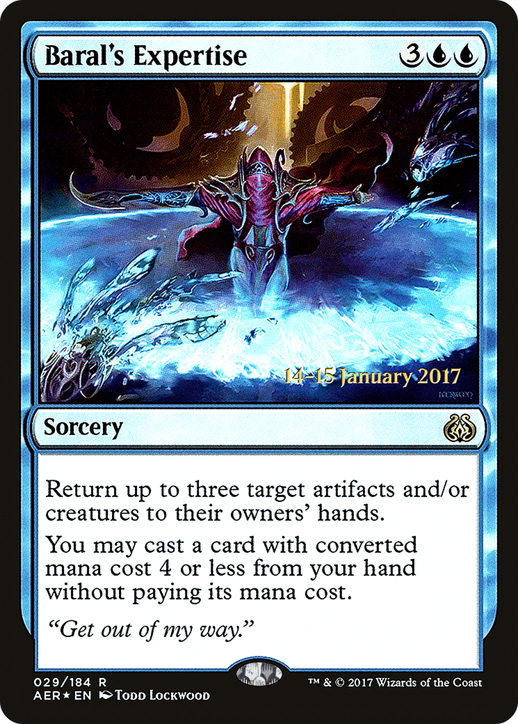 Baral's Expertise (29s) Foil - Aether Revolt Promos