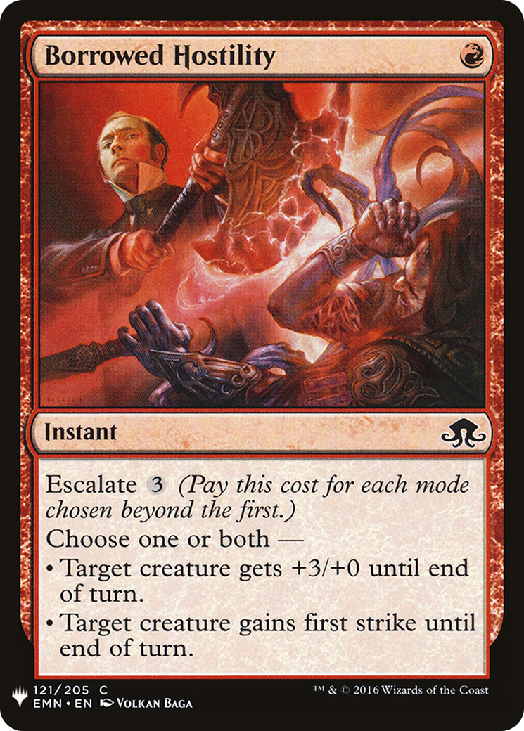 Borrowed Hostility (EMN-121) - The List