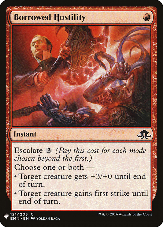 Borrowed Hostility (EMN-121) - The List