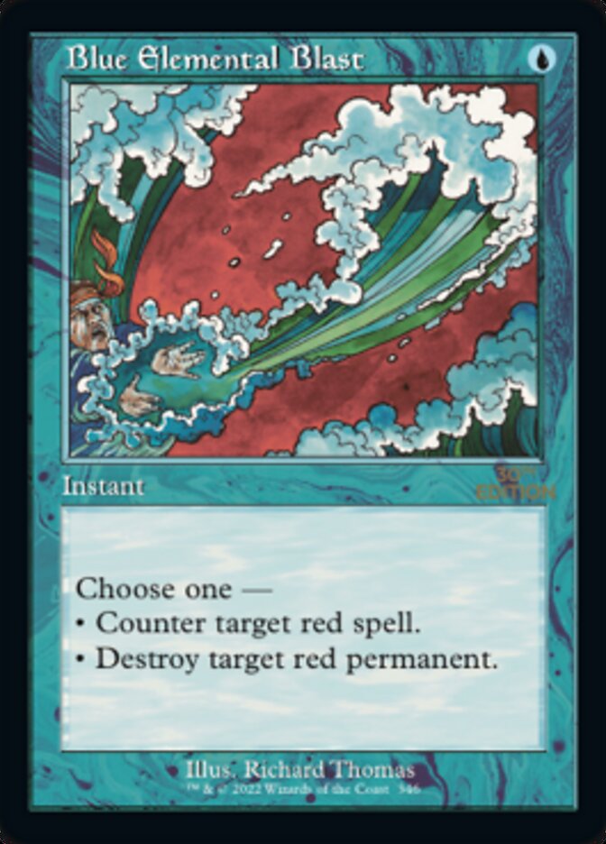 Blue Elemental Blast (Retro) (346) - 30th Anniversary Edition