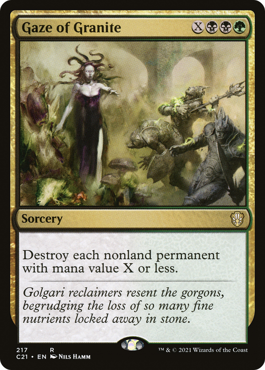 Gaze of Granite (217) - Commander 2021