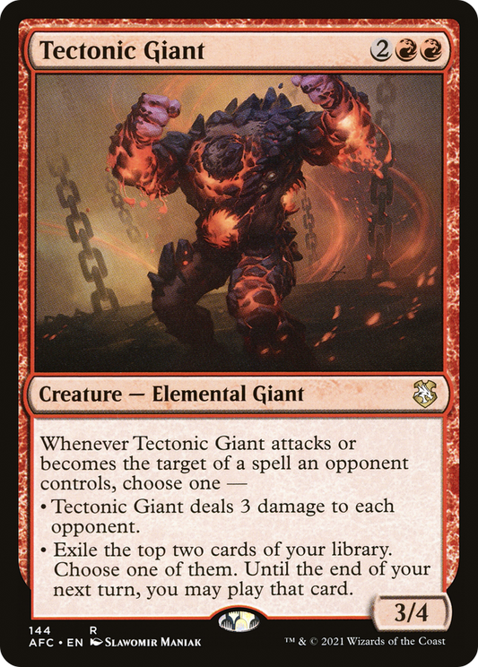 Tectonic Giant (144) - Forgotten Realms Commander