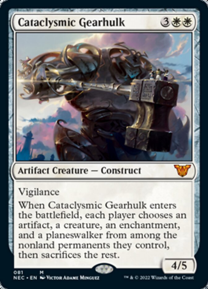 Cataclysmic Gearhulk [Kamigawa: Neon Dynasty Commander] | Silver Goblin