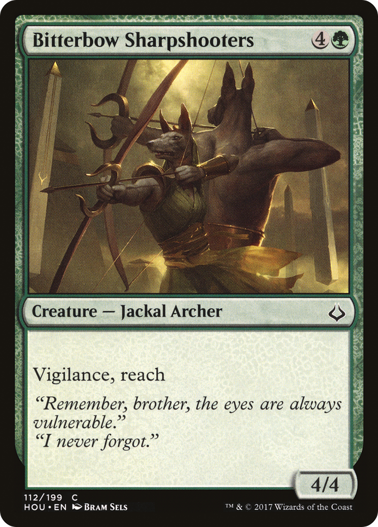 Bitterbow Sharpshooters (112) Foil - Hour of Devastation